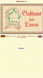 Mobile Screenshot of gasthaus-lamm-gebsattel-rothenburg.de